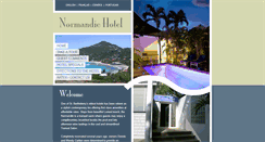 Desktop Screenshot of normandiehotelstbarts.com